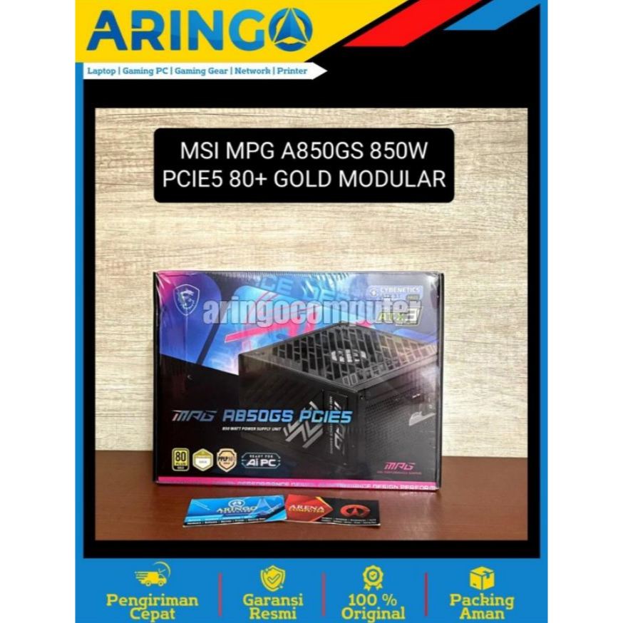 Hardware (PSU) MSI MPG A850GS 850W PCIE5 80+ GOLD MODULAR