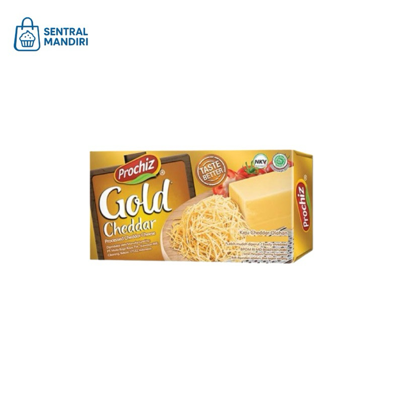 

Prochiz Gold Keju Cheddar 160gr, Lembut & Gurih