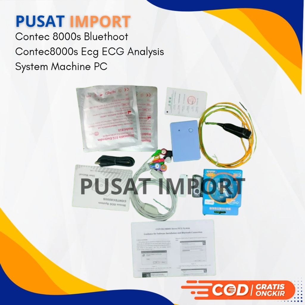 Contec 8000s Bluethoot Contec8000s Ecg ECG Analysis System Machine PC