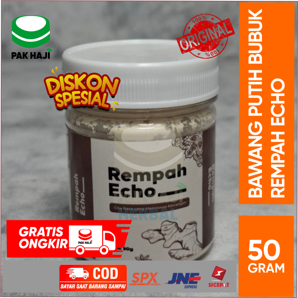 

Bawang Putih Bubuk Rempah Echo 100% Bawang Putih Murni Tanpa Campuran