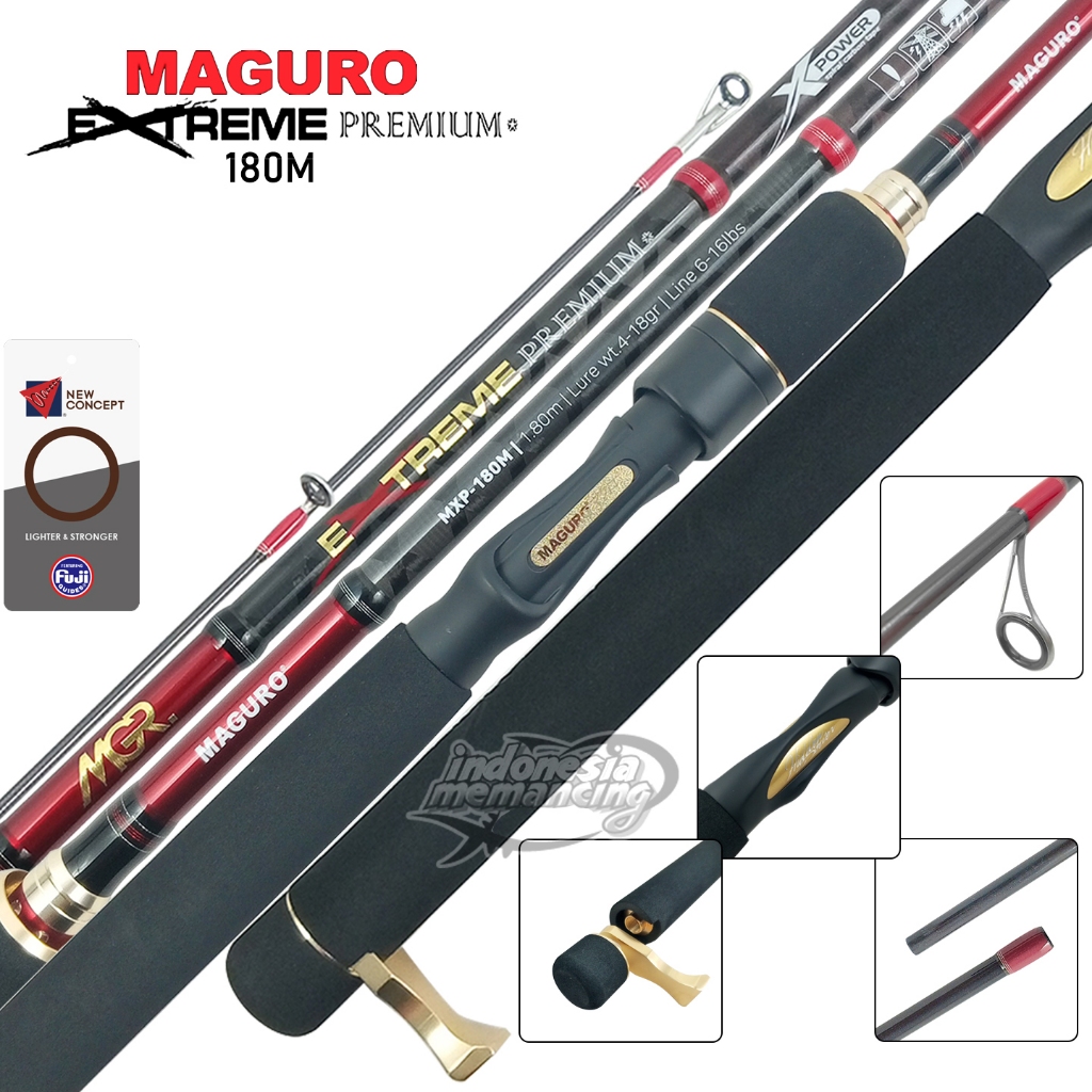 Joran Spinning Maguro Extreme Premium 2021 165 ML | 180 M Labuan Pancing
