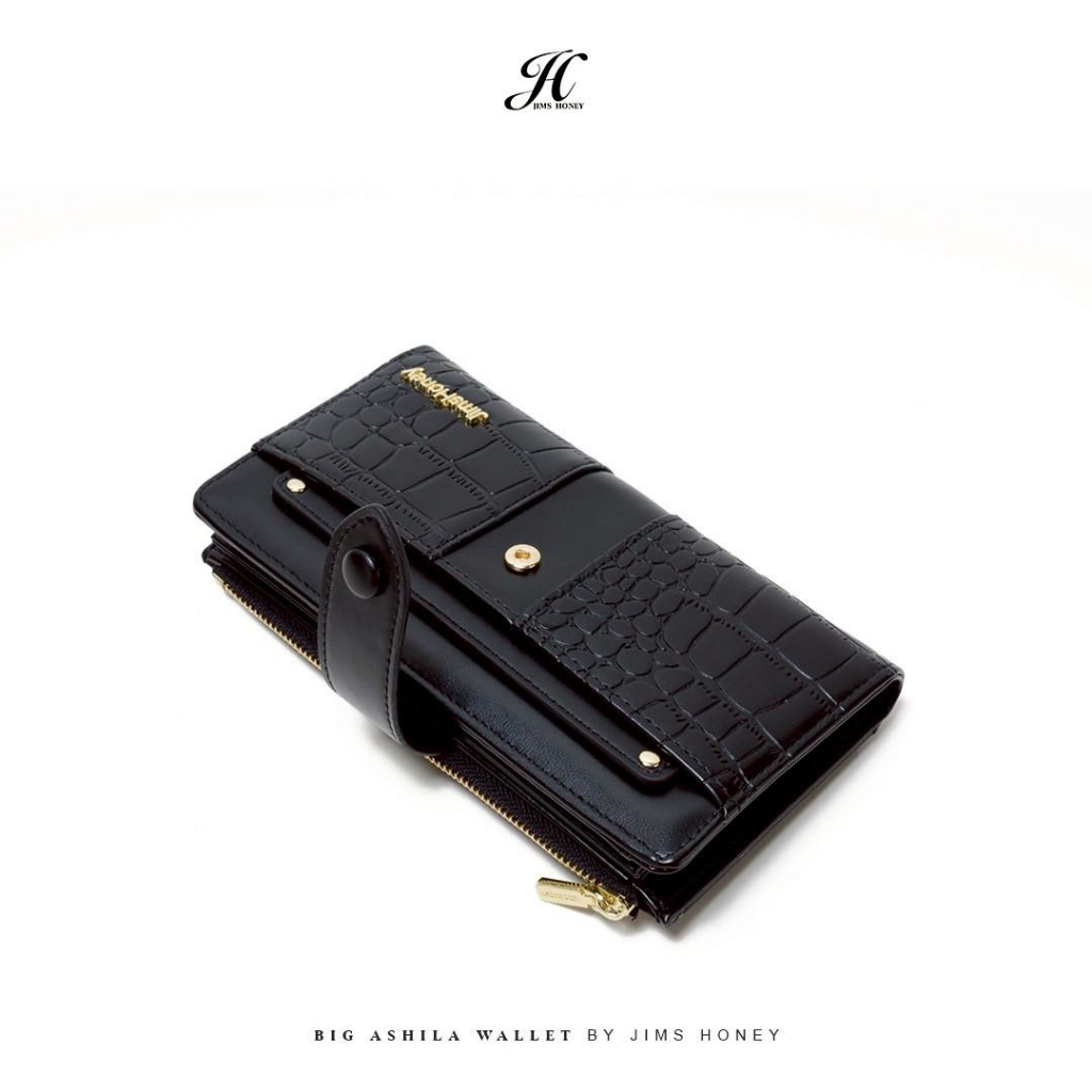 JIMS HONEY FOREVER BIG ASHILA WALLET Dompet Lipat Panjang Wanita Cewek Fashion Jimshoney Casual Terbaru