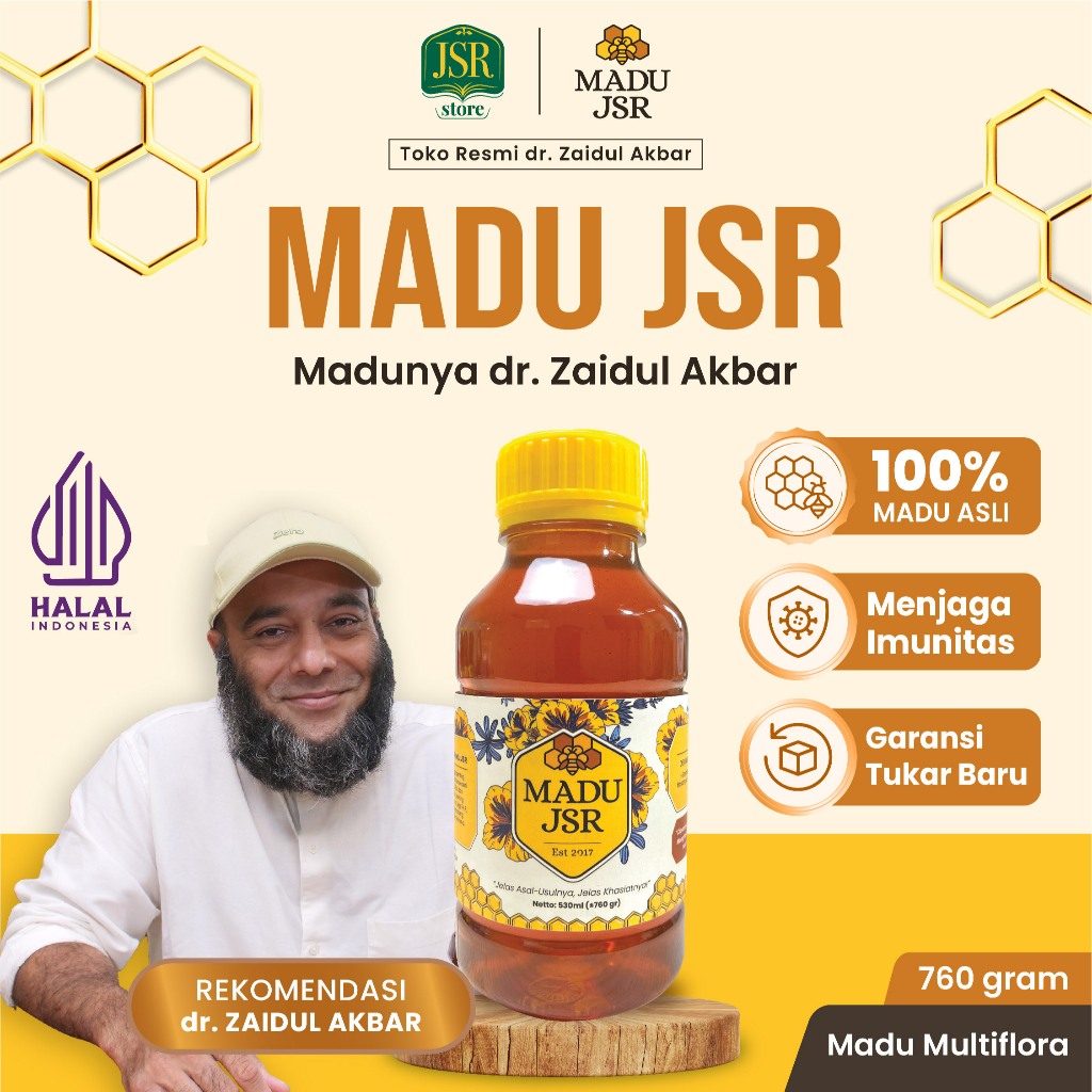 

MADU JSR All Varian dr Zaidul Akbar - Keluarga Madu JSR Sehat Alami, 100% Original dr Zaidul Akbar