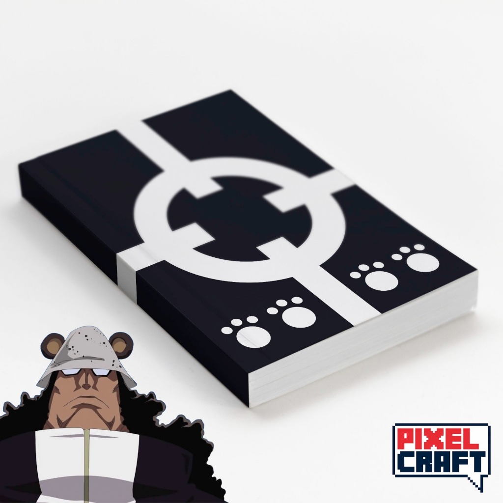 

Pocket Note Anime ONE PIECE Softcover A6 Motif Kuma