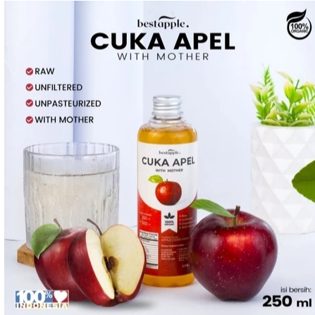 

Cuka Apel Original With Mother 1000 ML (kode CM)