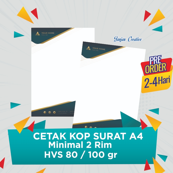 

CETAK KOP SURAT A4