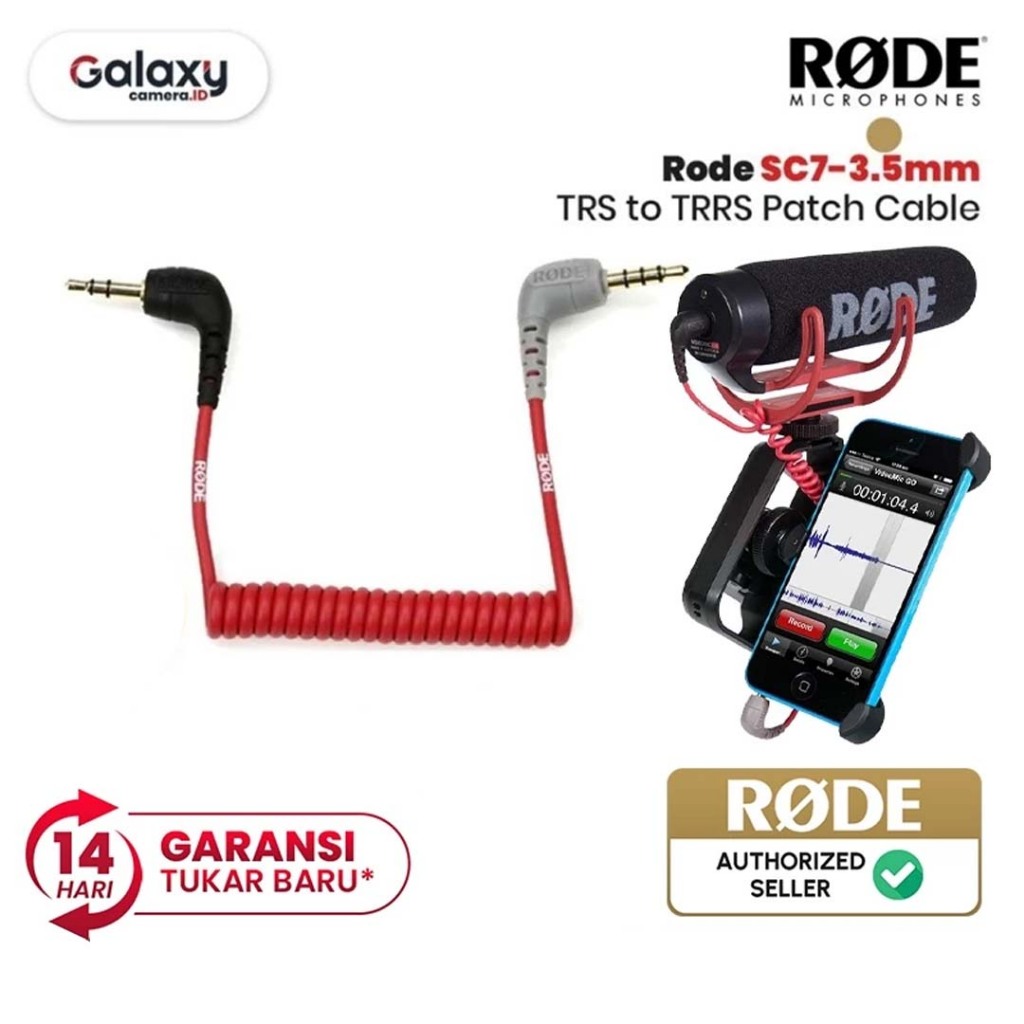 Rode SC7 - TRS To TRRS Patch Cable