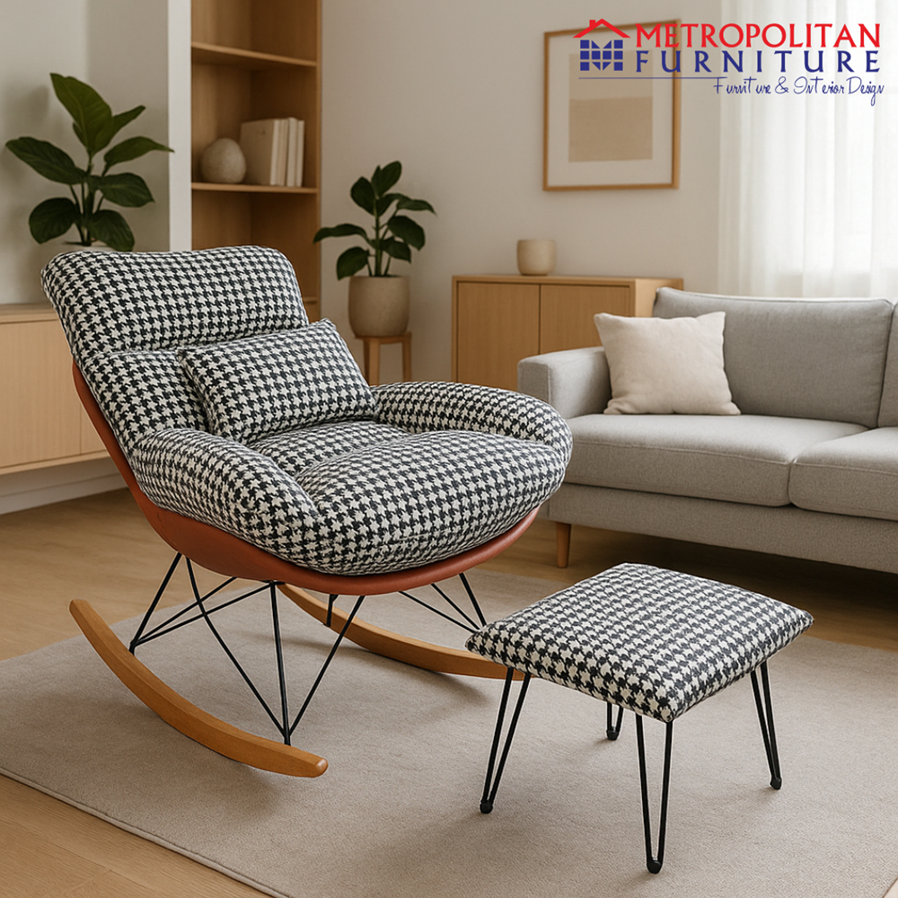 Kursi Goyang Minimalis Dewasa Modern / Kursi Ayunan / Kursi Santai Kursi Lipat Malas