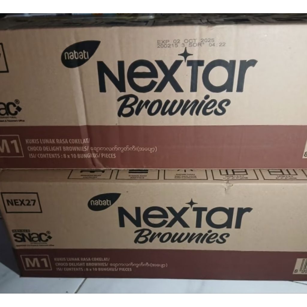 

Nextar brownies 2000 an 1 karton