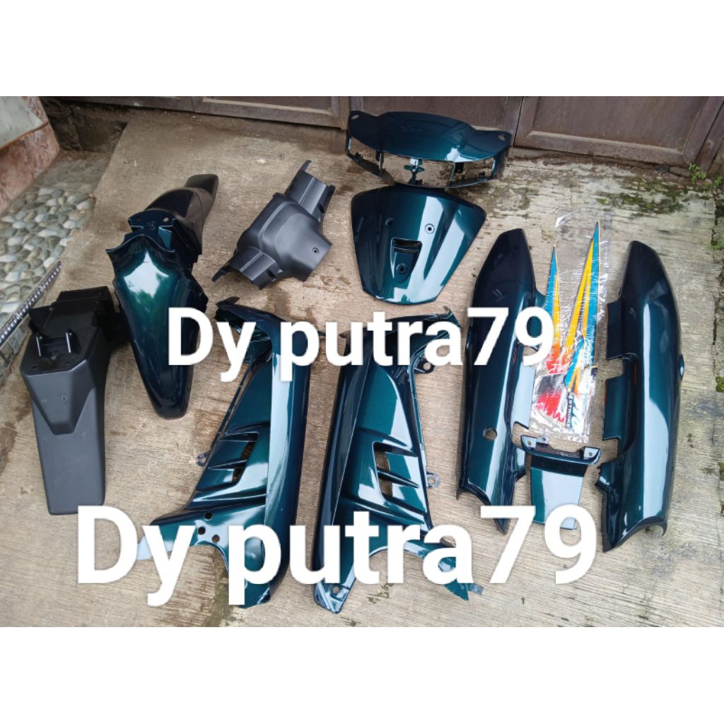 Body set shogun kebo warna hijau botol kwalitas bagus