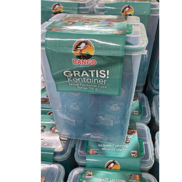 

Kecap Bango 720 ml Buy 1 Get 2 Free kontainer box