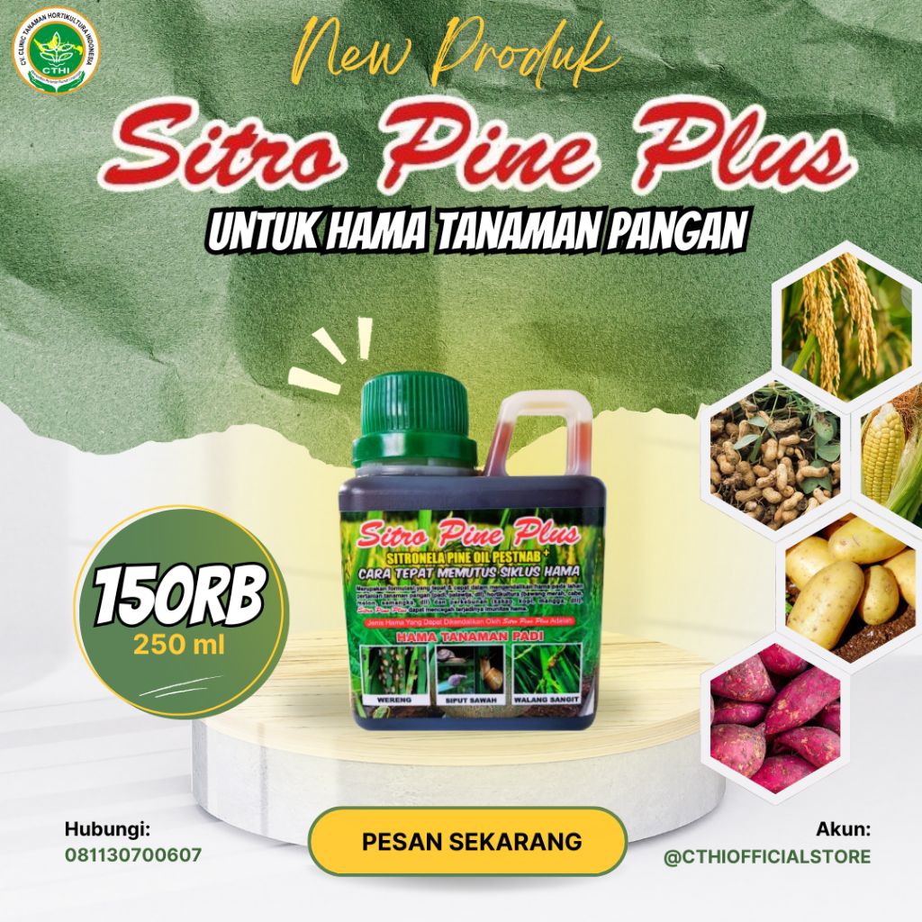 PESTISIDA/INSEKTISIDA Nabati Organik Ramah Lingkungan Pembasmi Hama Wereng Walang Sangit Kutu - SPP 