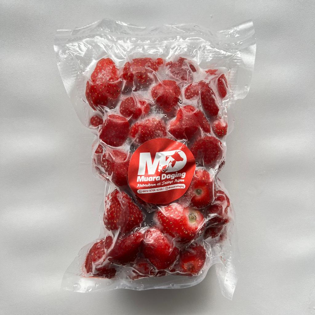 

MD FARM Strawberry Frozen 500gr - STROBERI PREMIUM!!