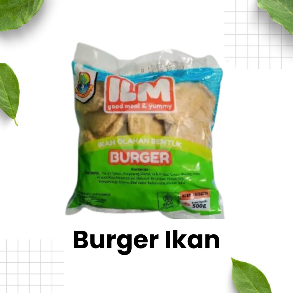 

Burger Ikan 1 Pack / olahan ikan / olahan patty / isian burger / patty ikan / Sidoarjo Surabaya