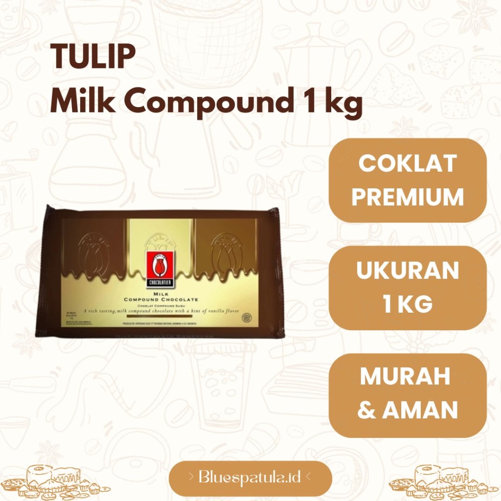 

Tulip Milk Chocolate Compound 1KG