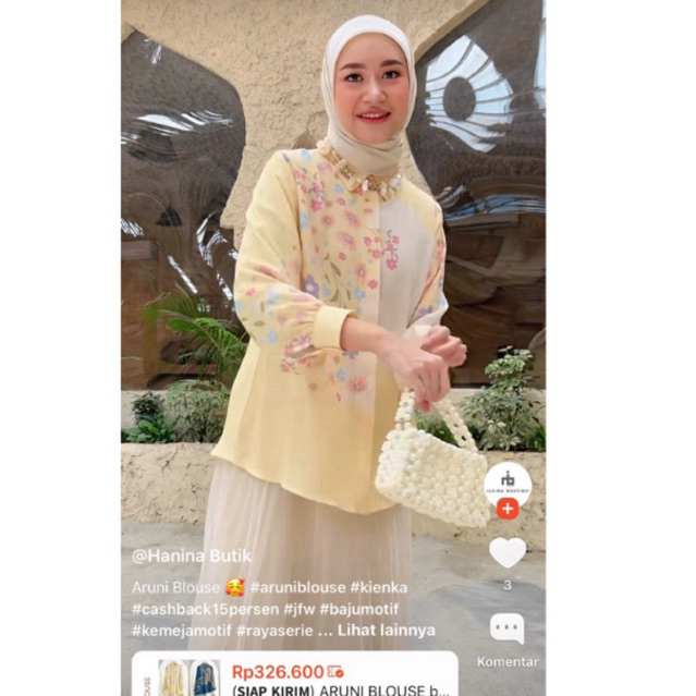 preloved baju wanita KIENKA FIXPOSE KLAMBY SAIARA