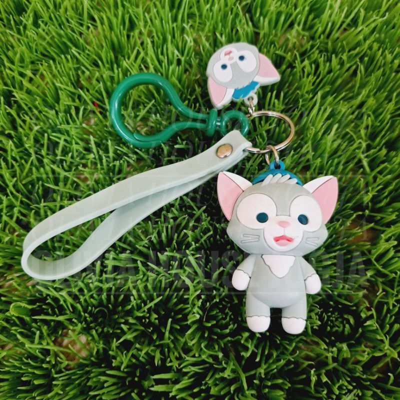 Gantungan Kunci Gelatoni Hijau Cute Gantungan Kunci Gelatoni Karet Tali Hijau Polos