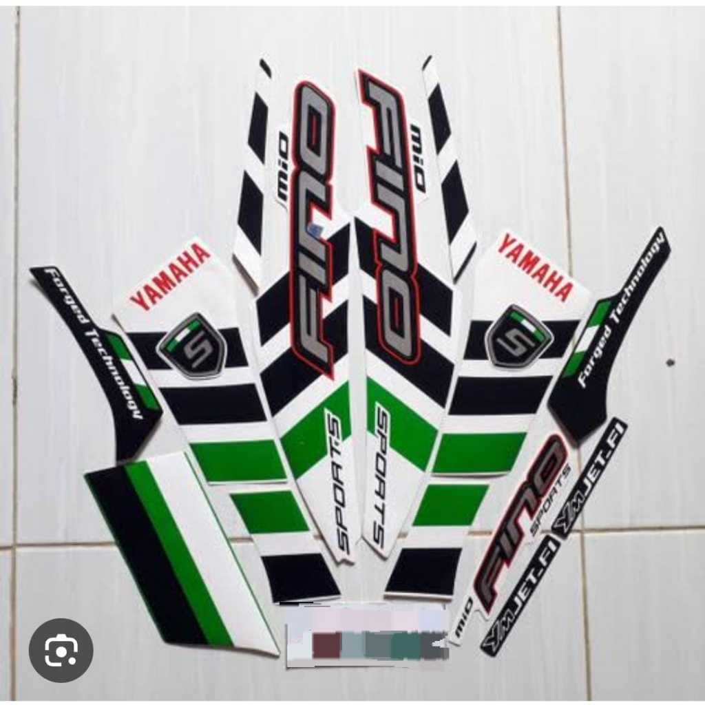 Striping Stiker Honda Fino 2014 Hijau Stiker Lis Standar Motor Honda Fino 2014 Terbaik