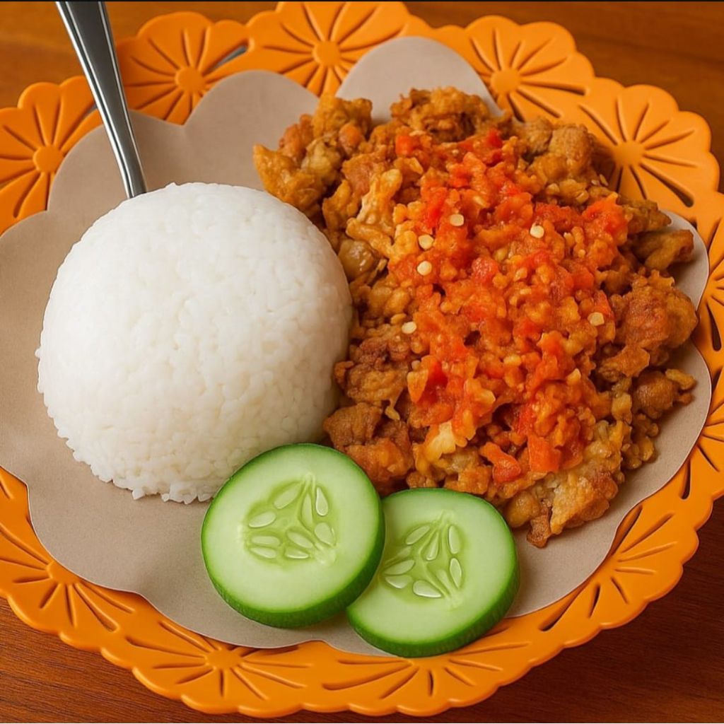 

Nasi Ayam Geprek