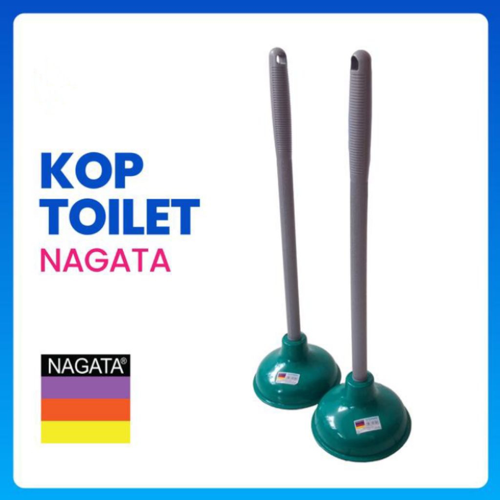NAGATA Vacum WC Kop Sedot Pompa Lubang WC Toilet Mampet