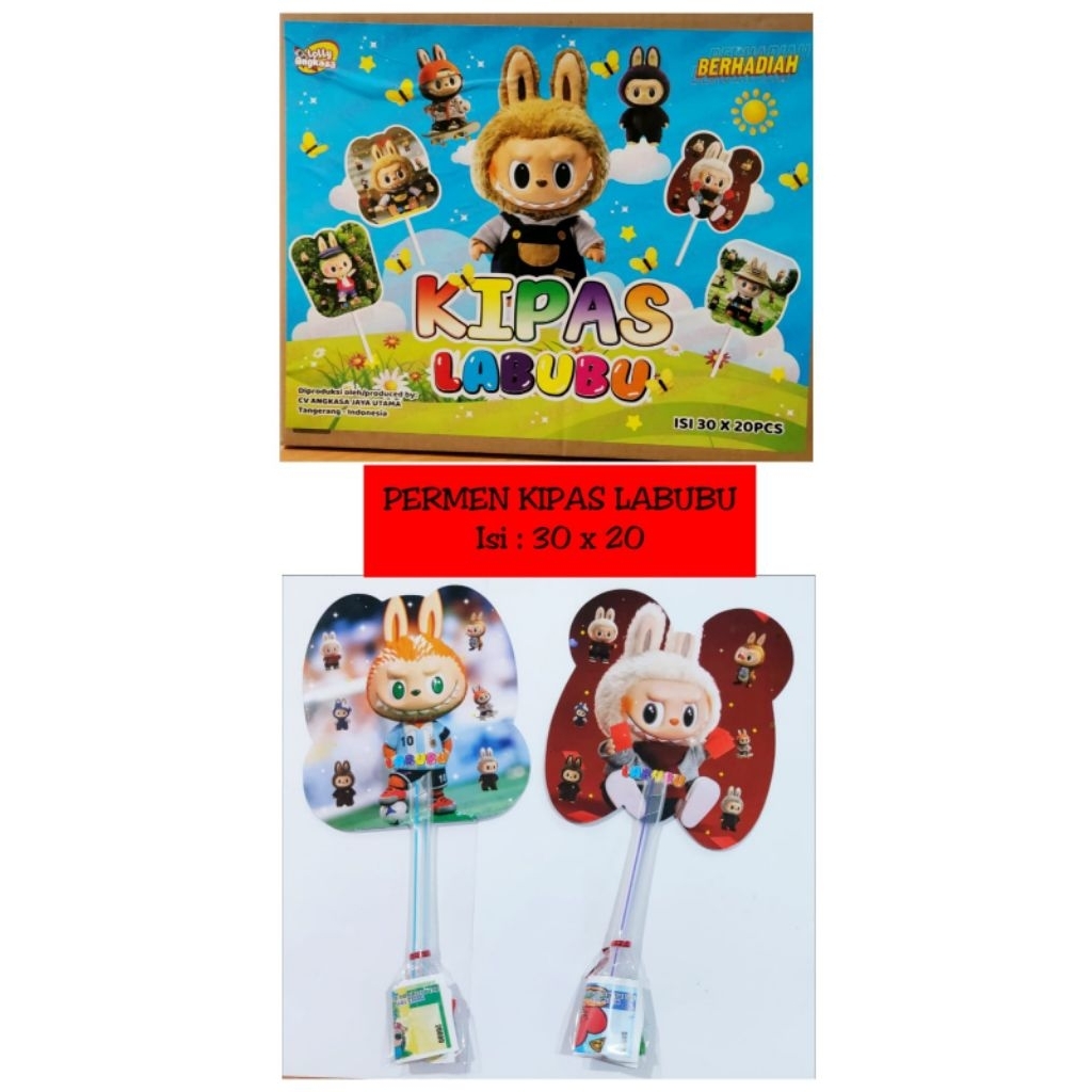 

permen kipas labubu 20 pcs