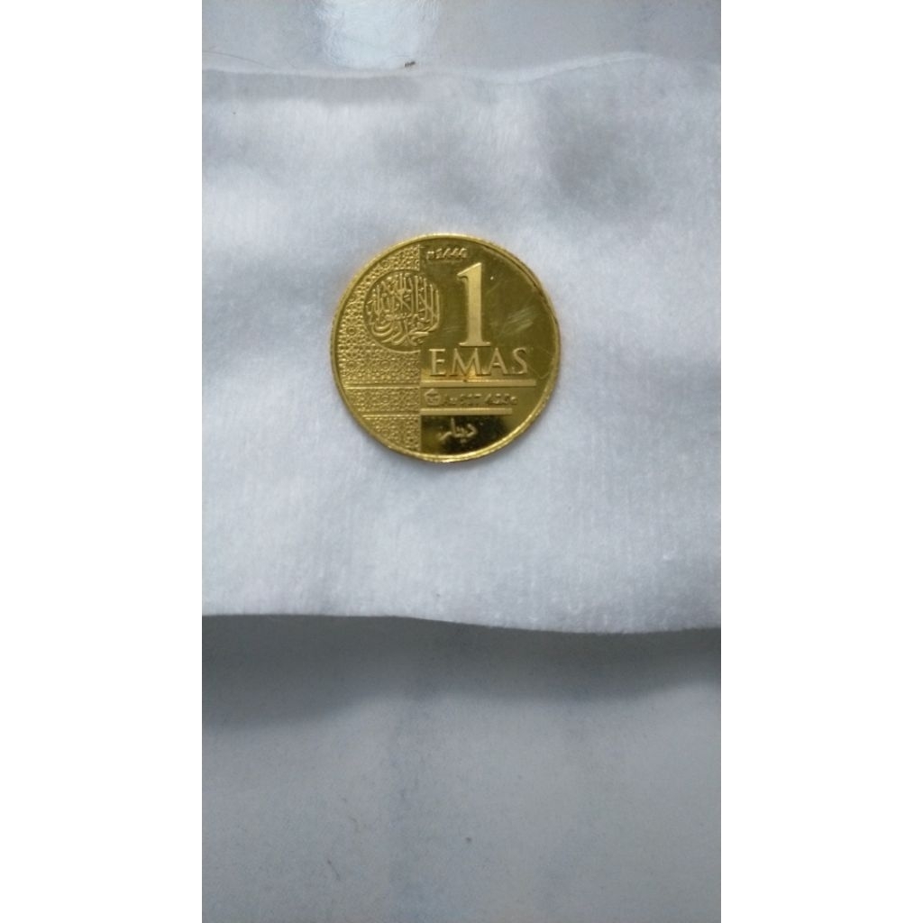 koin 1 dinar emas amirat