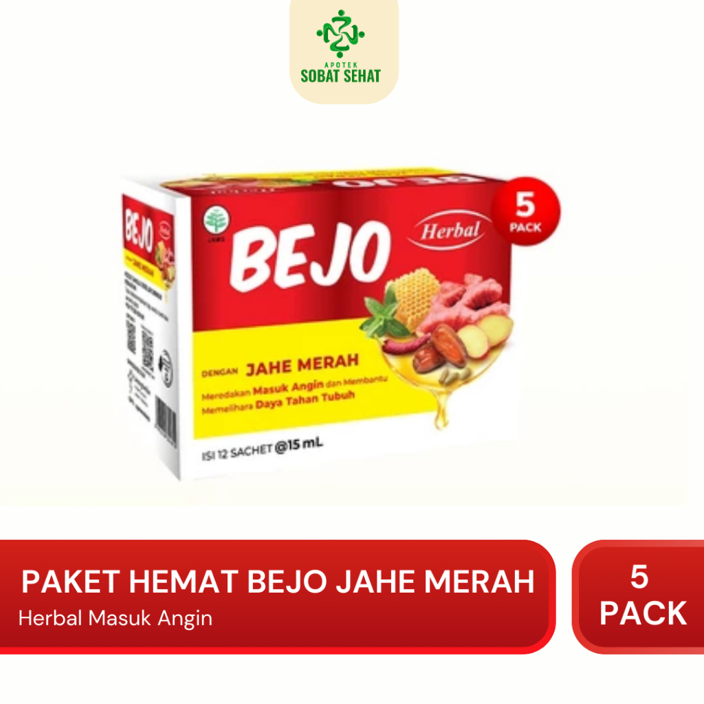 

Bejo Jahe Merah 5 Pack (60 Sachet)