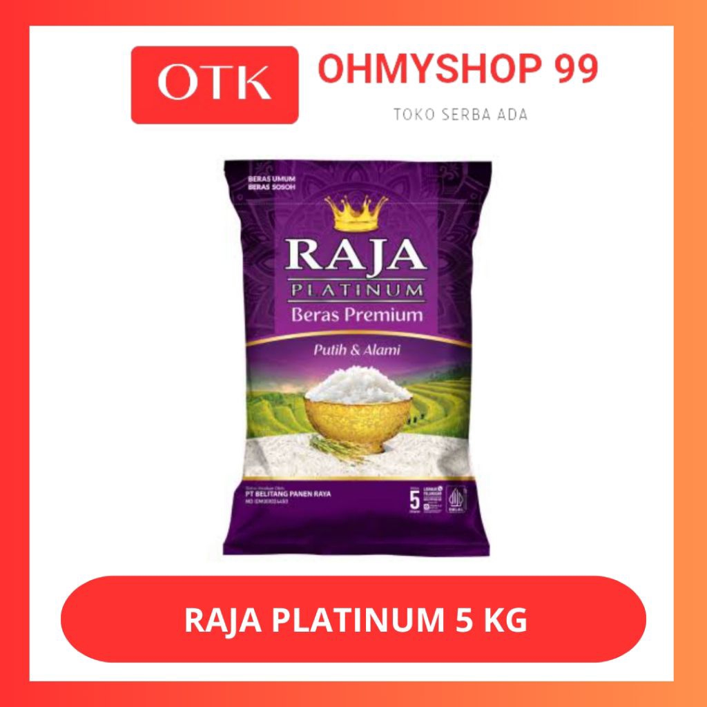 

Beras Raja Platinum Beras Slyp Super 5kg