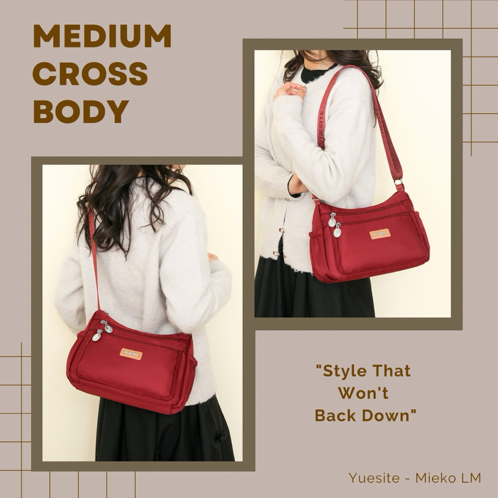 Yuesite Mieko Selempang Sedang Banyak Ruang Original