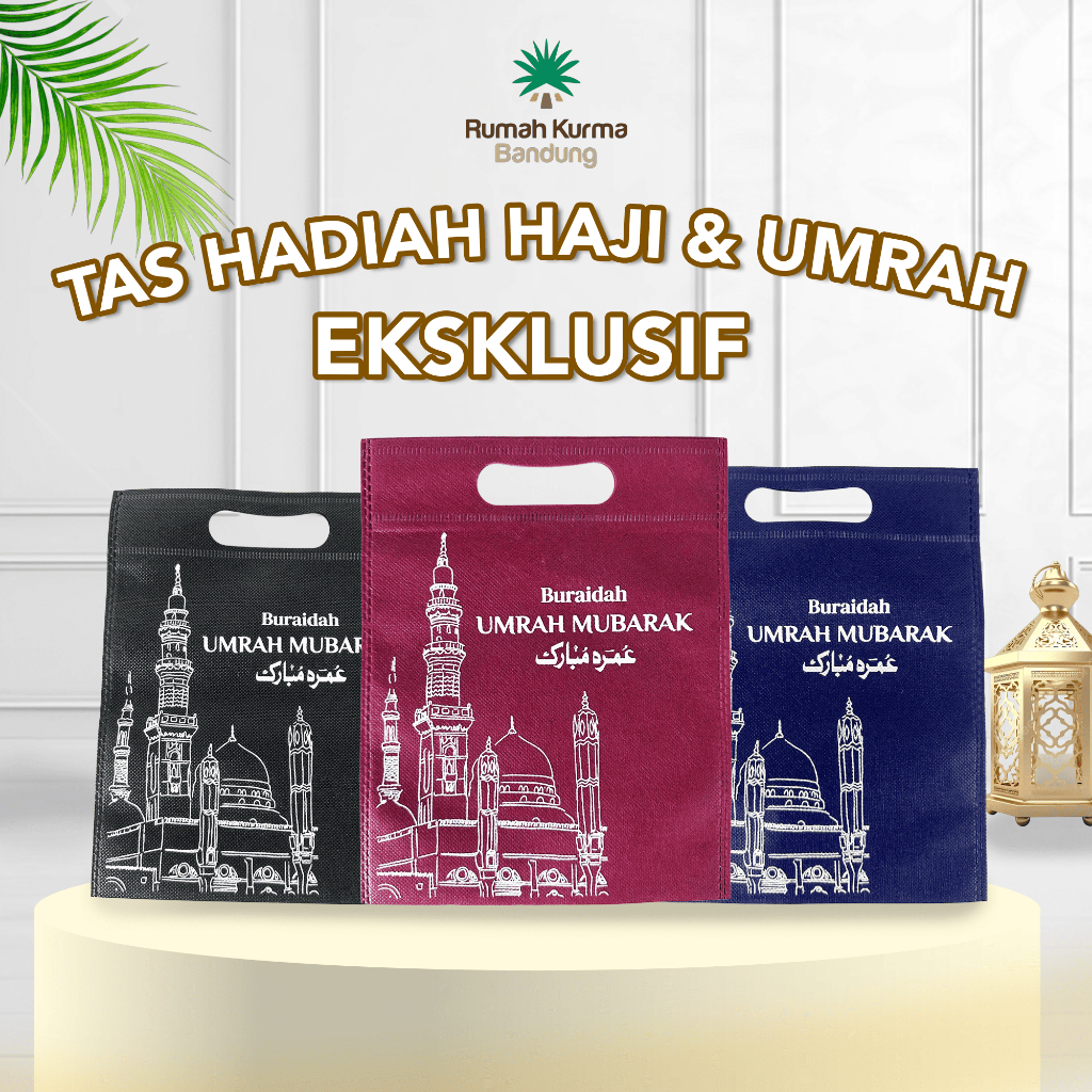 

Tas Oleh Oleh Haji Umroh Ekslusif Kabah Nabawi Kemasan Hampers Souvenir Umroh Unik Gift Premium