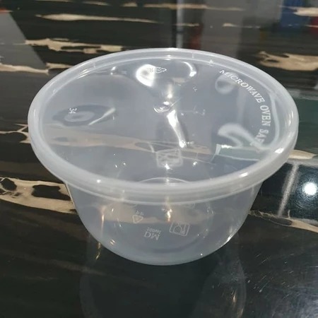 [ 25 pcs ] Thinwall Cup 400ml & 450ml Mangkok Plastik + Tutup