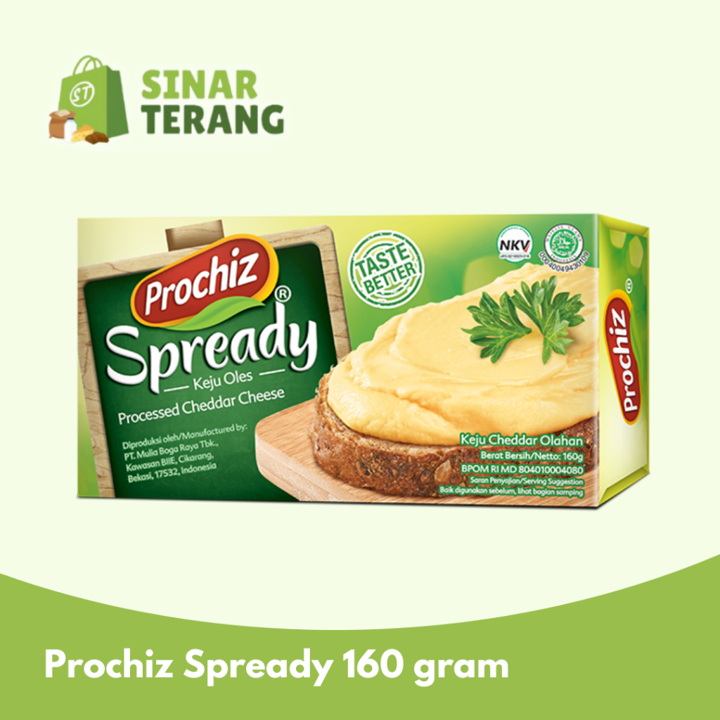 

Prochiz SPREADY Cheese Keju Oles / isian / selai / cream 160 Gram