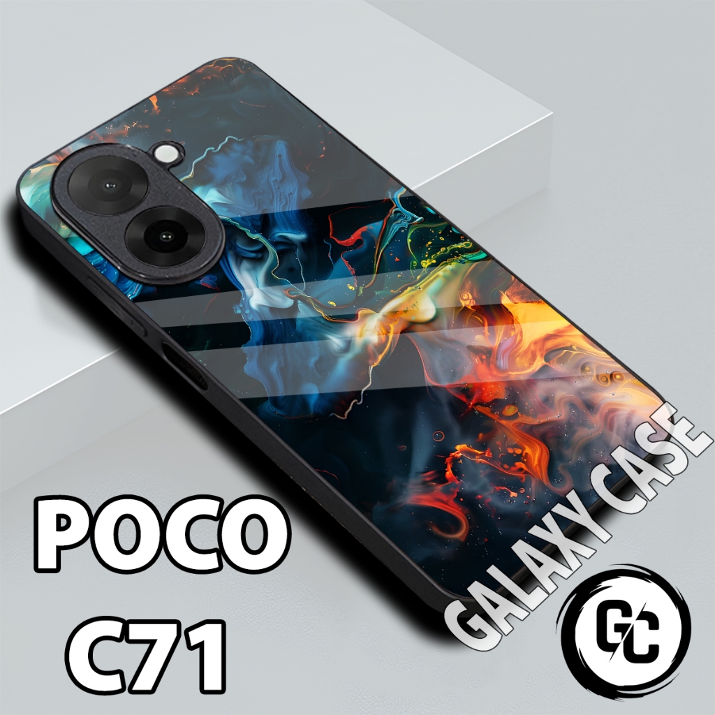 Softcase glossy POCO C71/Case POCO C71 Cewek/case POCO C71 glitter/casing POCO C71/case hp POCO C71