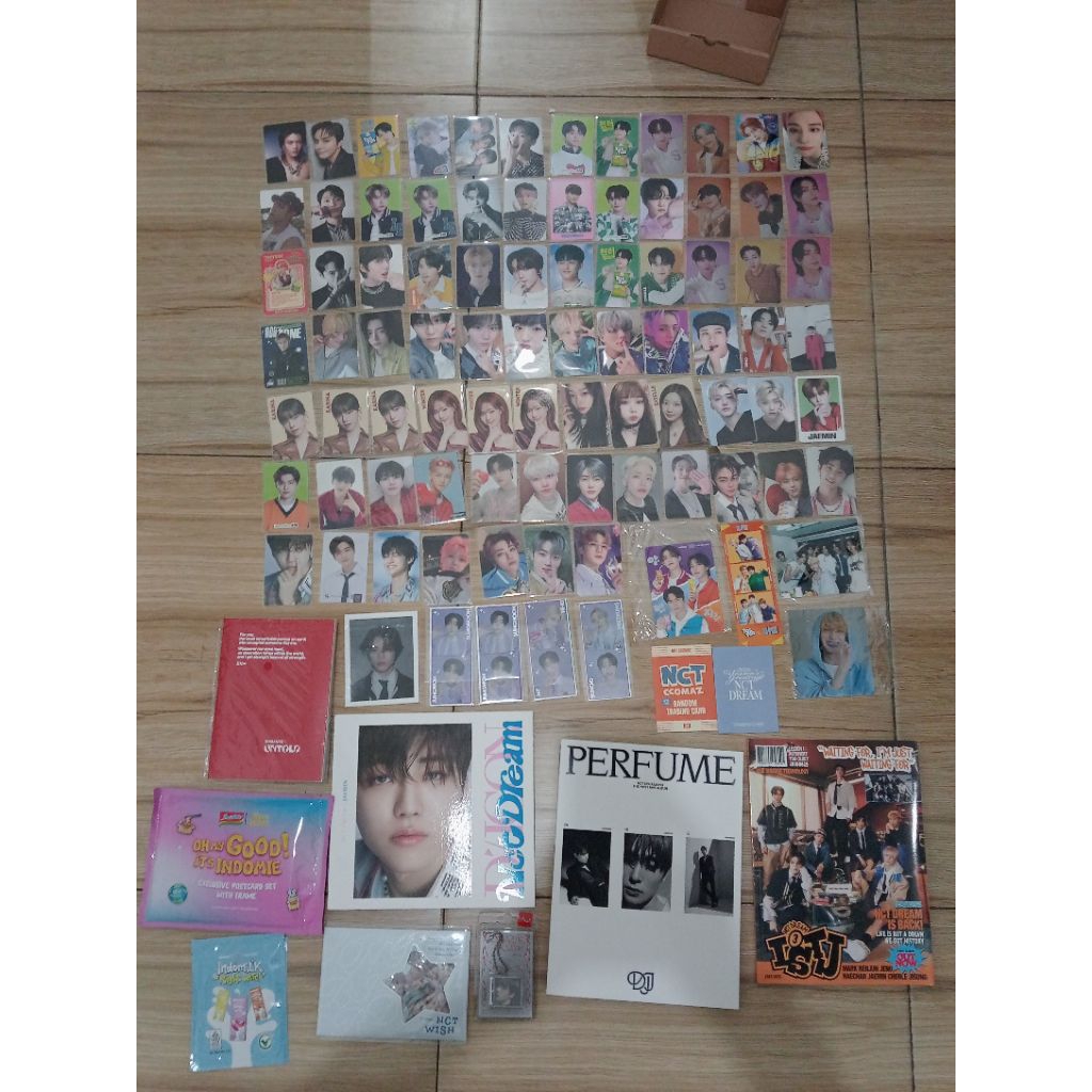 polaroid, album only no pc, smini & nct dream, nct wish, seventeen, new jeans