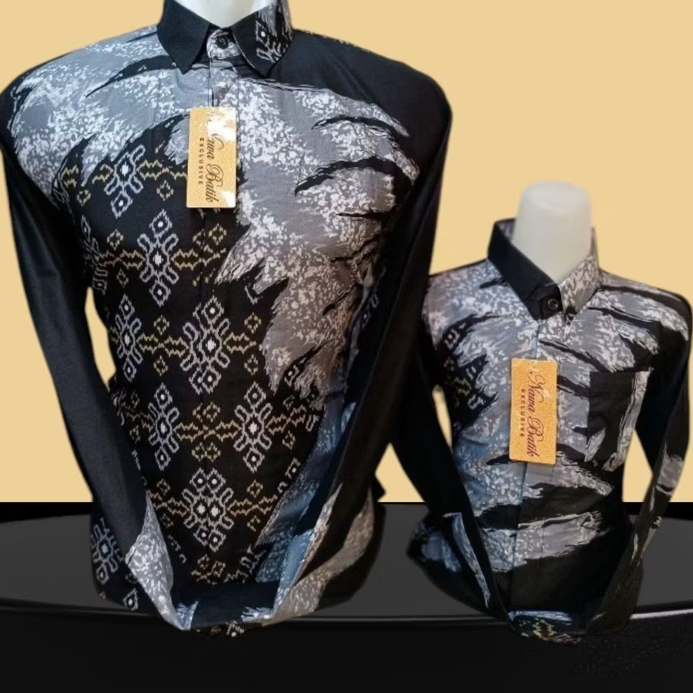 Batik Couple Ayah Anak Katun Premium COD BATIK COUPLE AYAH ANAK PREMIUM
