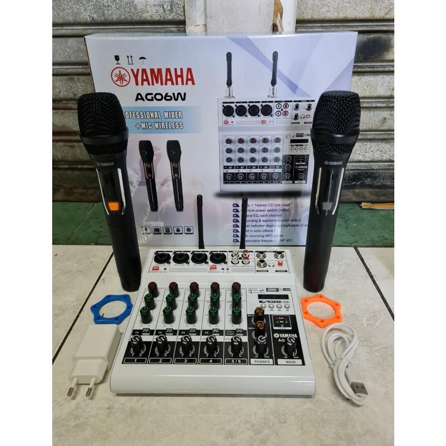 MIXER YAMAHA AG06W / AG 06W / AG06 W / AG 06 W + 2BH MIC WIRELESS