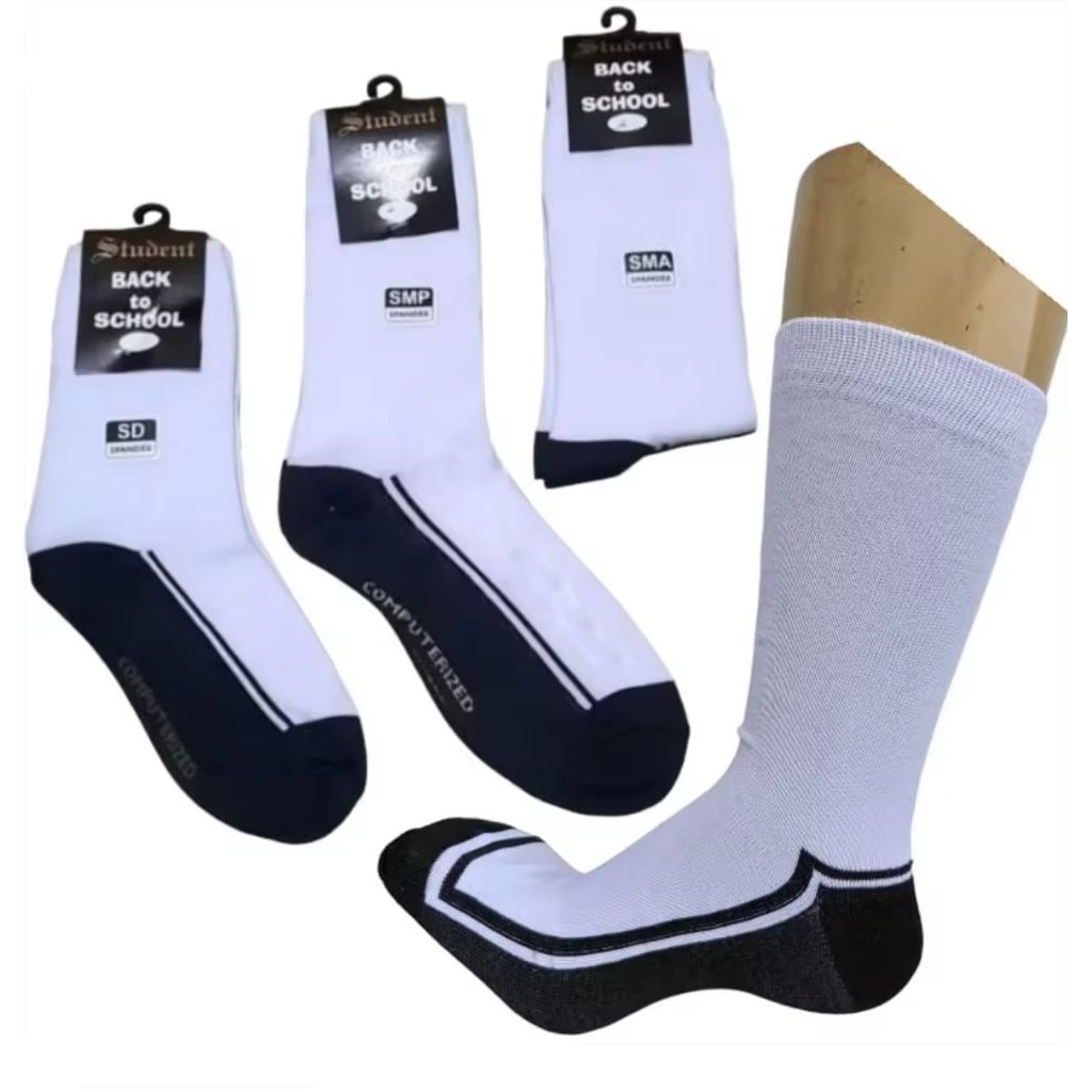 

PROMO KAOS KAKI SEKOLAH PUTIH TELAPAK HITAM /kaos kaki sekolah putih telapak hitam/