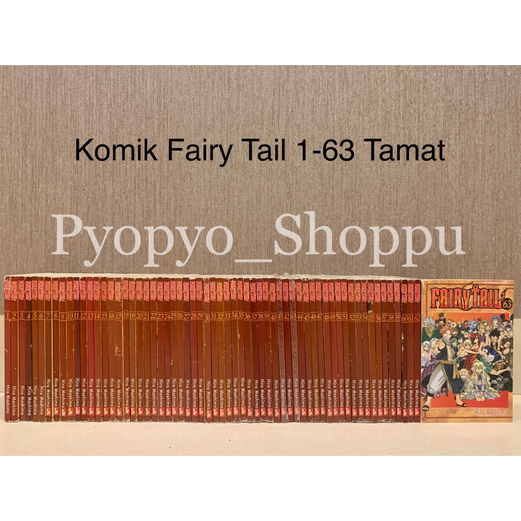 Komik Fairy Tail 1-63 Set Lengkap Tamat