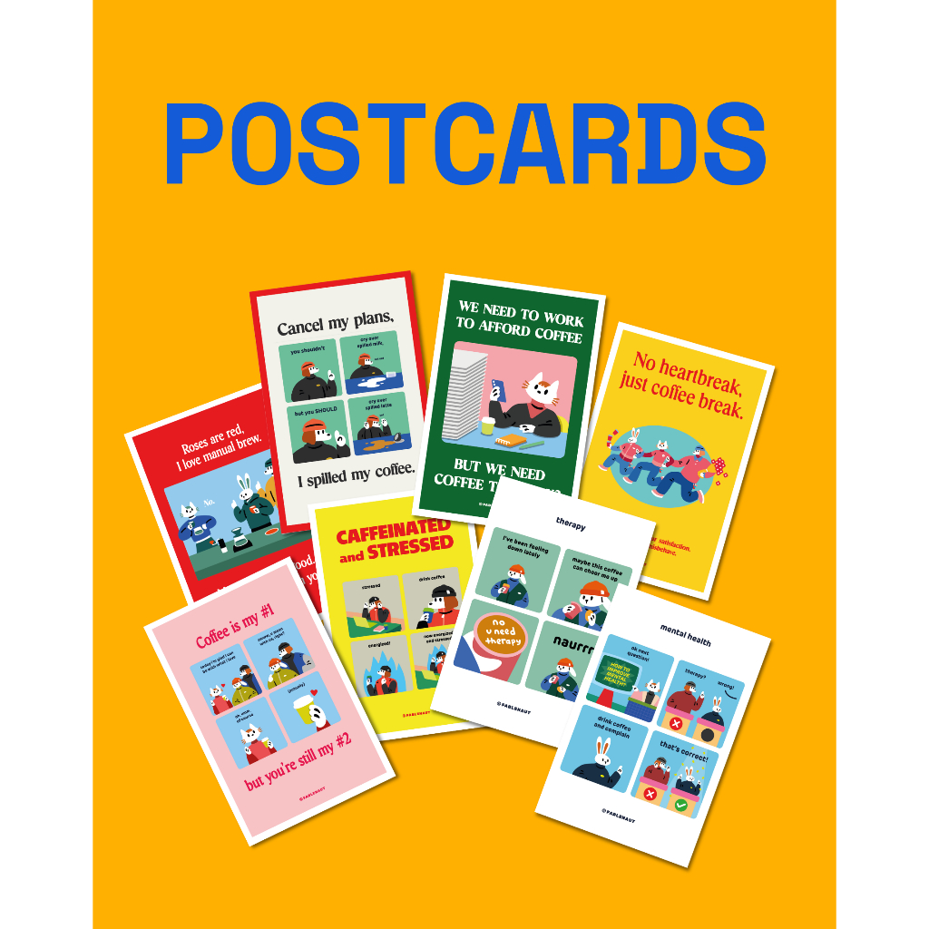 

Caffeinated Postcards