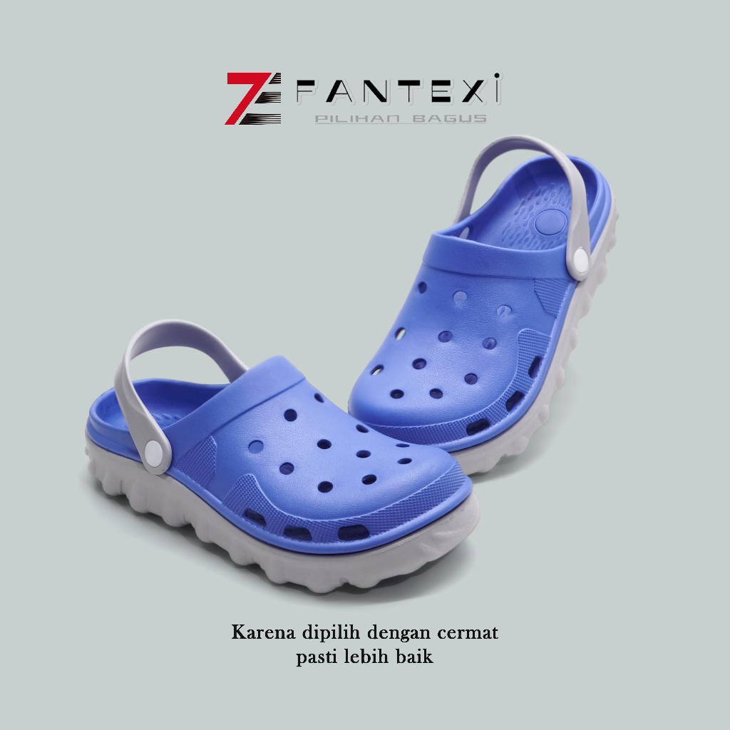 Premium Sandal Sepatu Karet Clong Duet Pria Best Seller