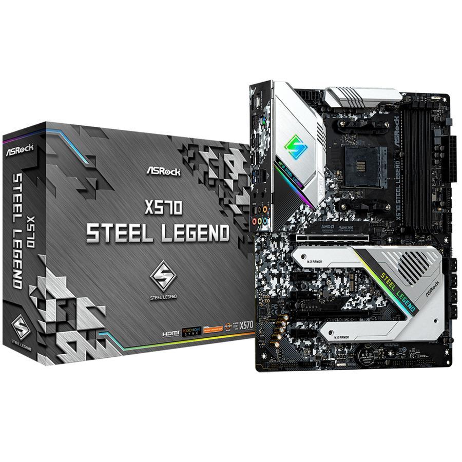 ASROCK X570 STEEL LEGEND DDR4 AMD X570 AM4 MOTHERBOARD