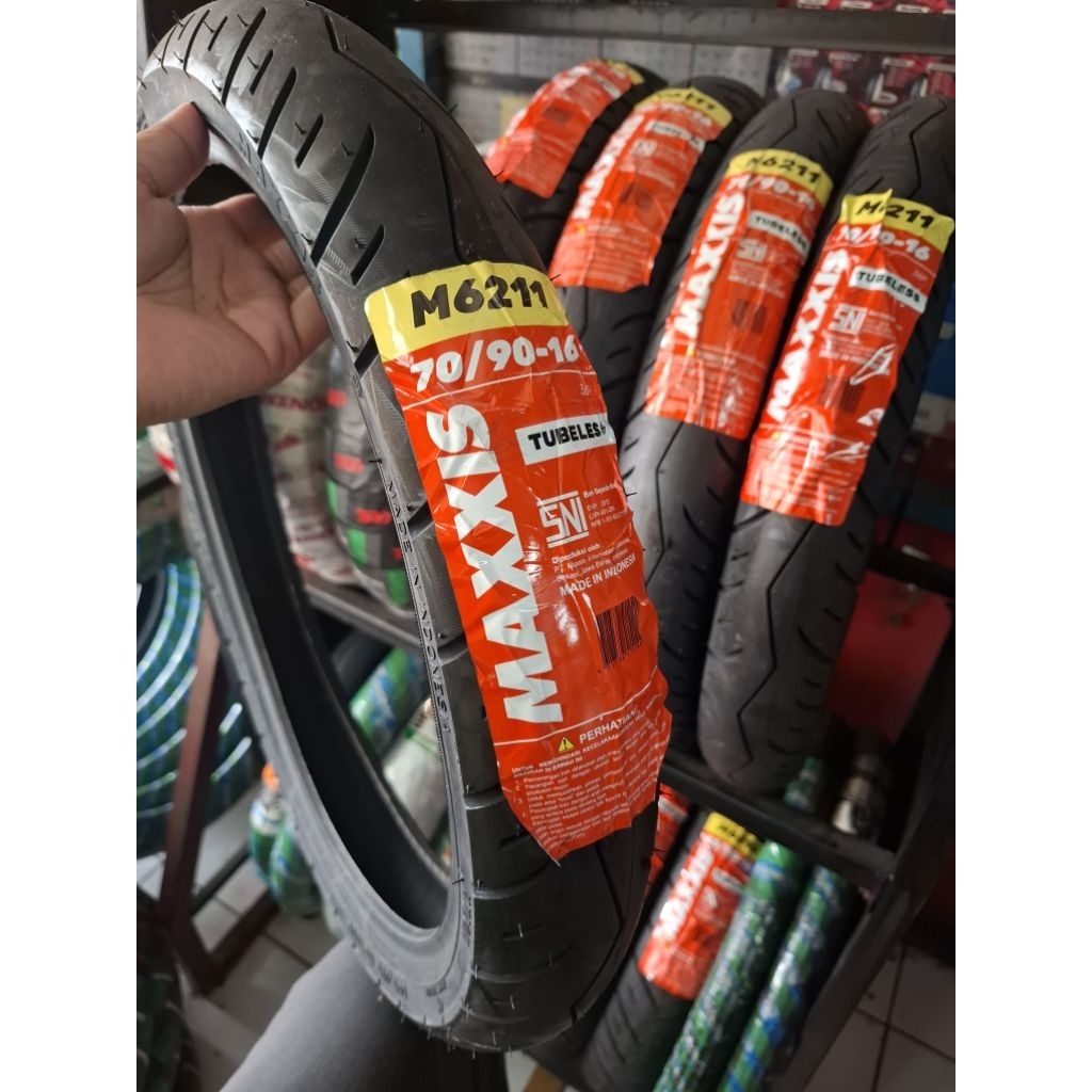 BAN LUAR MAXXIS 16 INC BAN LUAR NOUVO SKYWAVE HAYATE 70/90 80/90 MAXXIS REDLINE SPAREPART