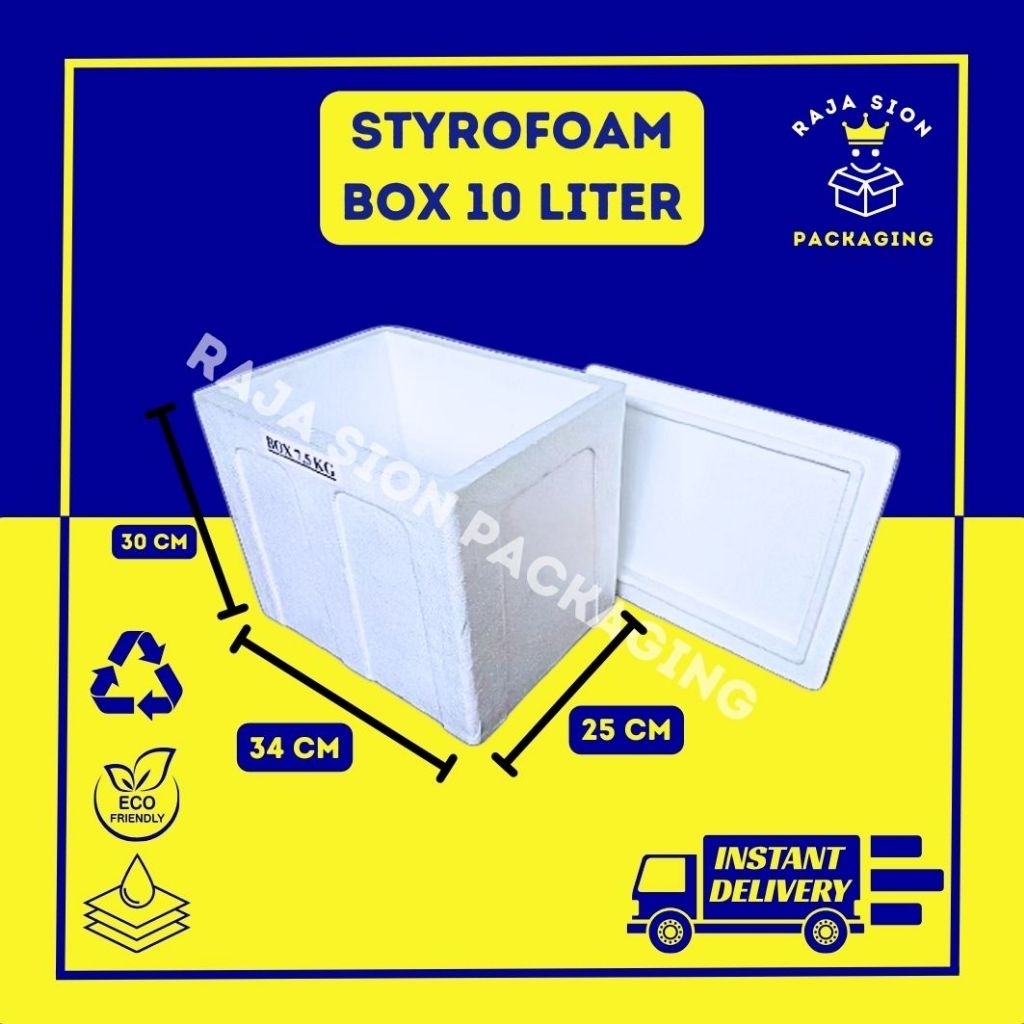 Styrofoam Box 10 Liter / Sterofoam Kotak / Box Es Frozen - INSTANT ONLY