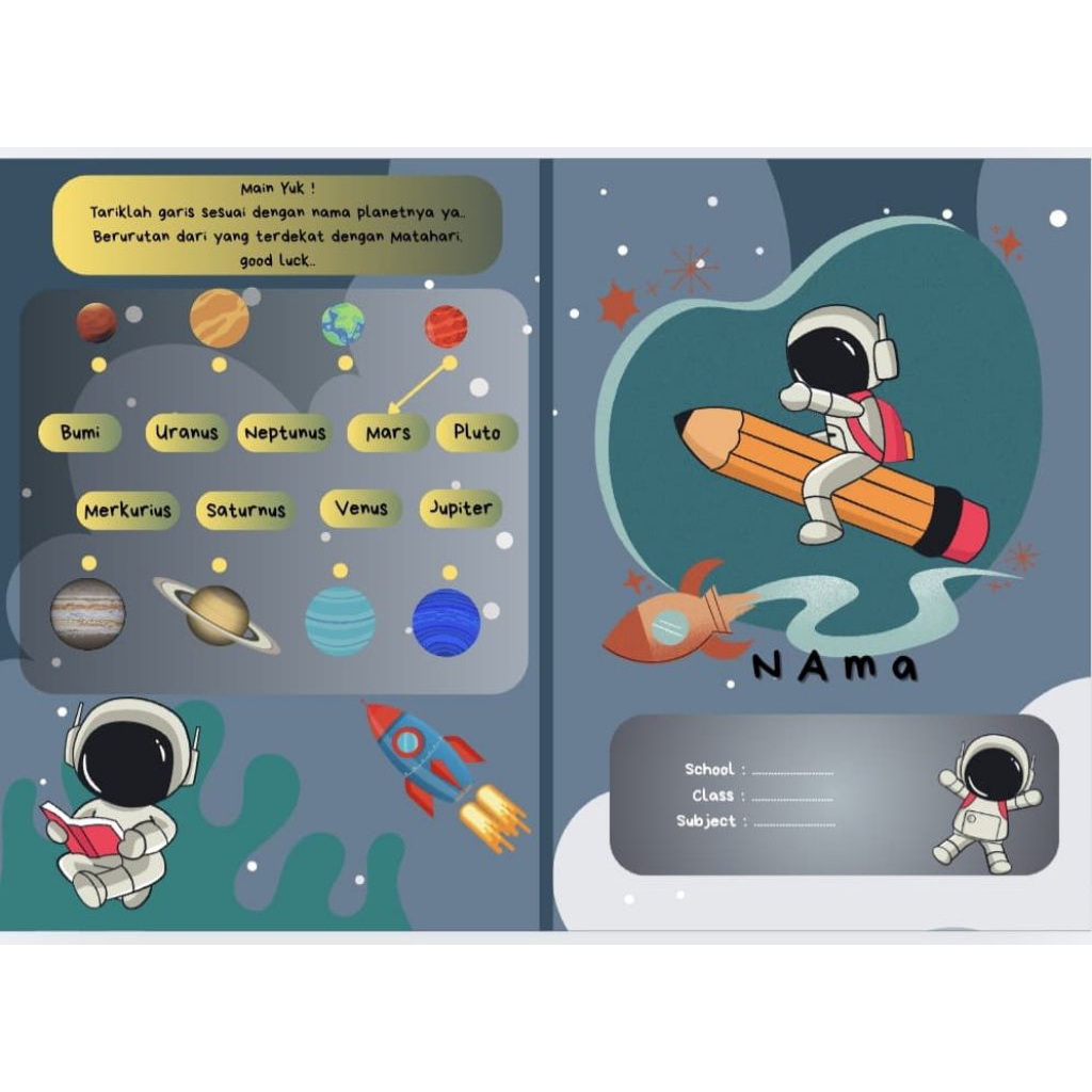 

buku tulis custom unik