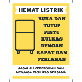

STICKER HEMAT LISTRIK