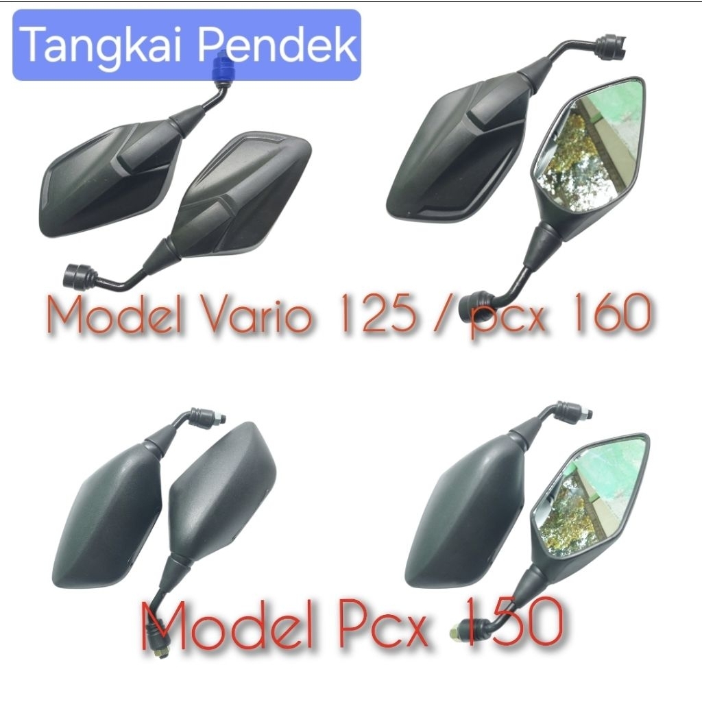 Spion Model Vario 125 new dan Pcx Tangkai Pendek