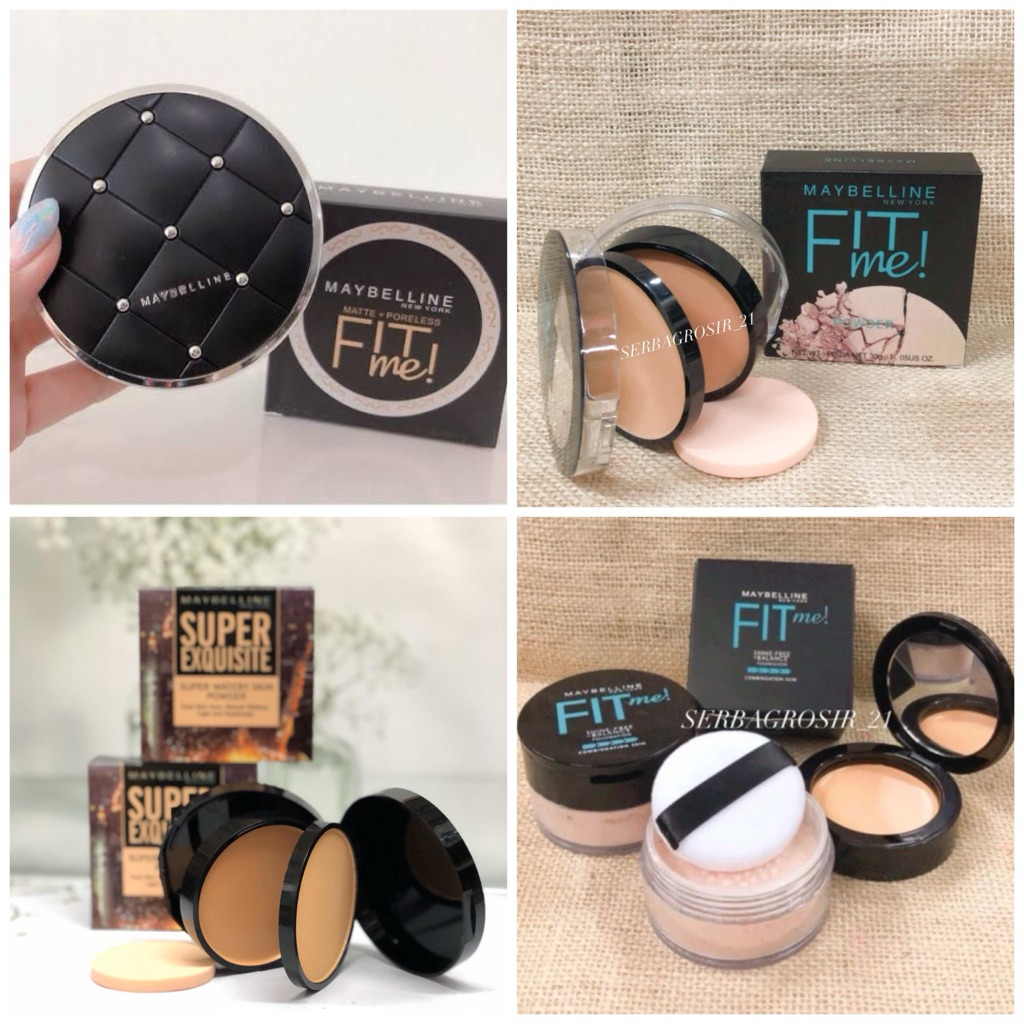 BEDAK FIT ME Maybelline 2in1 / Bedak Basah + Kering