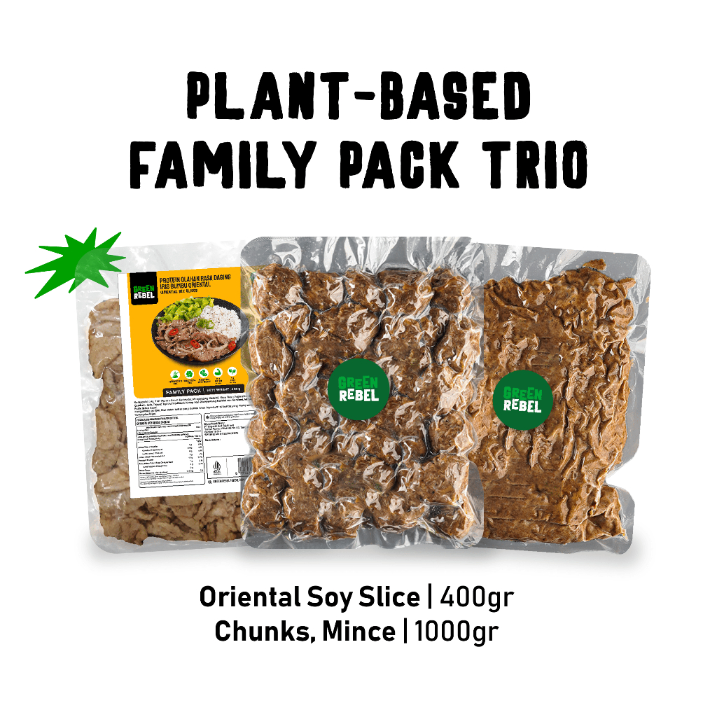 

Plant-based Family Pack Trio