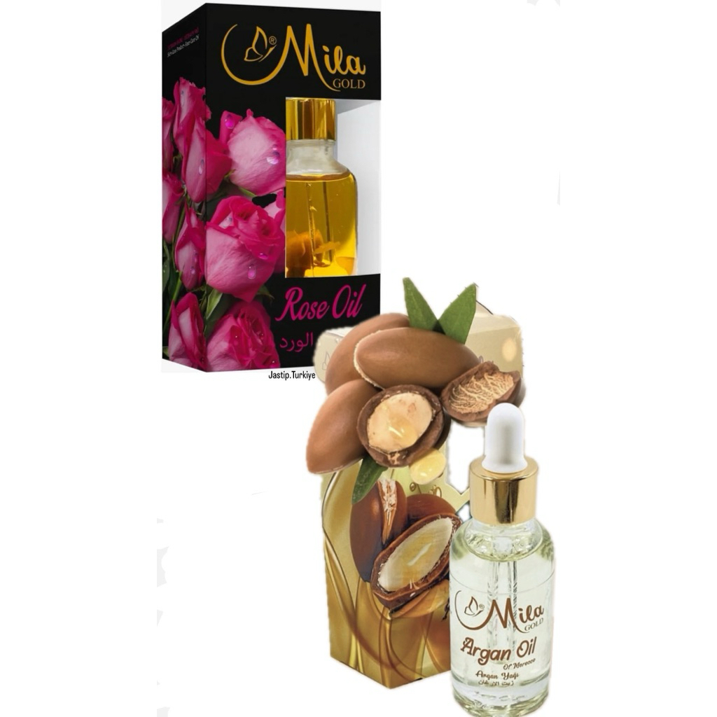 MILA GOLD ROSE & ARGAN OIL ORIGINAL TURKI