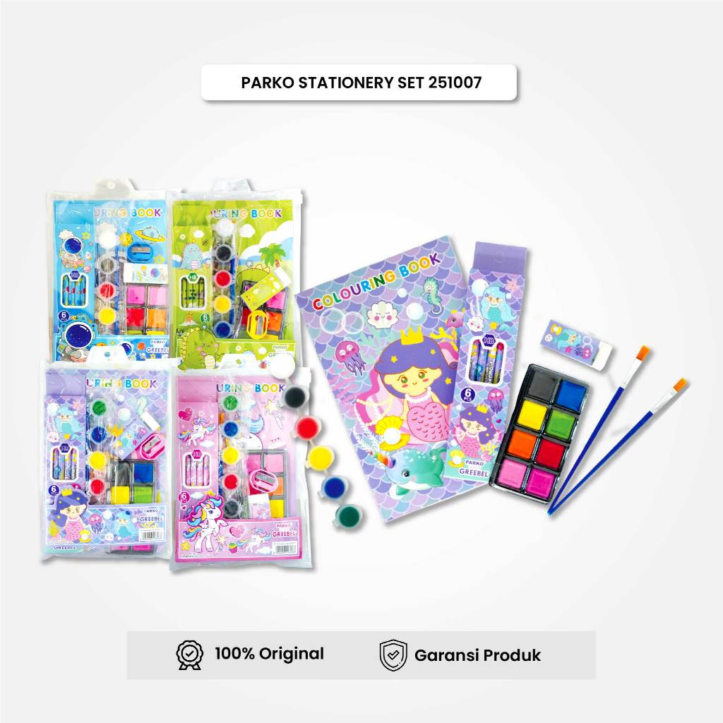 

PARKO Paket Hemat Lengkap Melukis / Diy Painting Set For Kids 251007 / Painting Kit / Hadiah Hampers Ulang Tahun